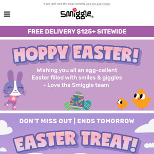 Hoppy Easter Smigglers!