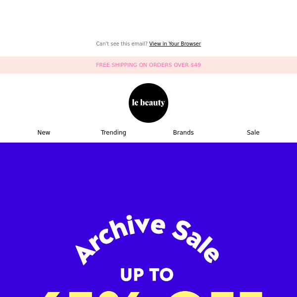 FINAL DAYS To Shop Our Archive Sale!