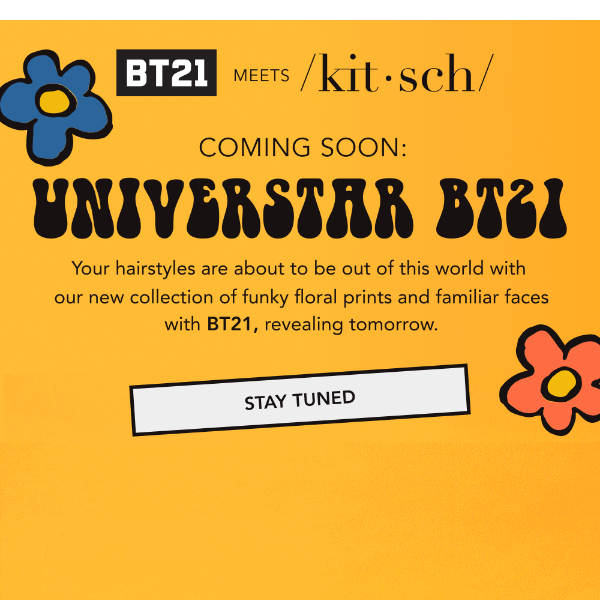Countdown Begins: BT21 meets Kitsch Drops Tomorrow 😍