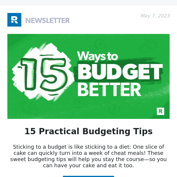 15 Practical Budgeting Tips
