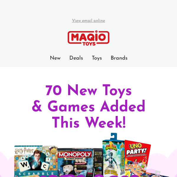 ✨ 70 New Toys & Games Added ✨