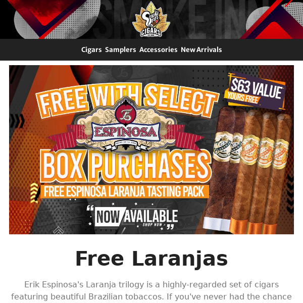 Score a FREE Laranja 5-Pack