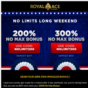 Start the weekend the right way with a 200% Bonus