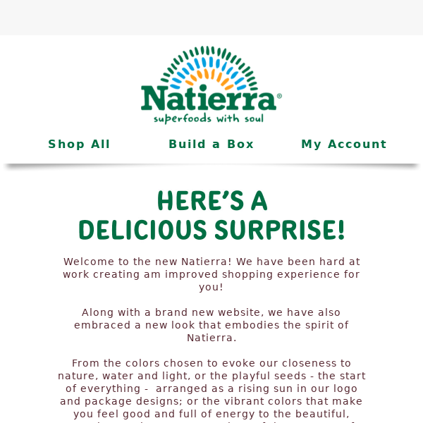 Welcome To The New Natierra!
