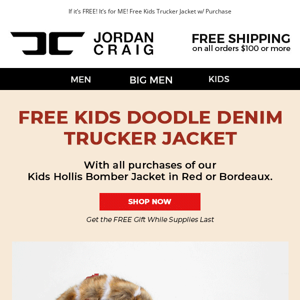 🚨 FREE Kids Trucker Jacket (Take a Peek)