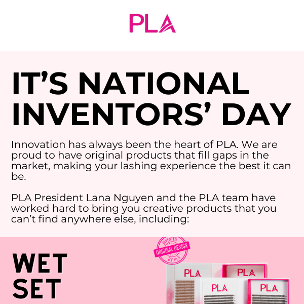 20% Off Sitewide for Inventors' Day!