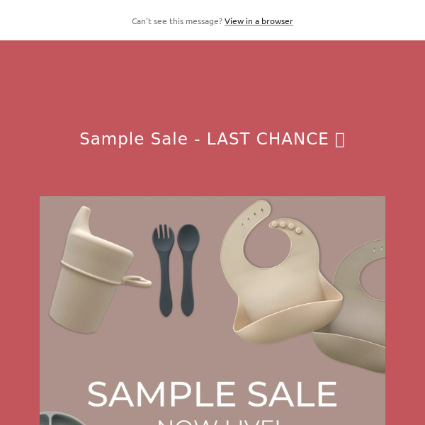 Sample Sale - LAST CHANCE 🤩