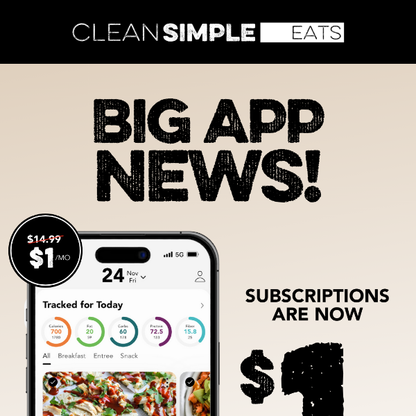 ICYMI: CSE+ app is now $1/month!
