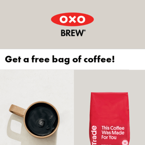 Our gift to you: free coffee!