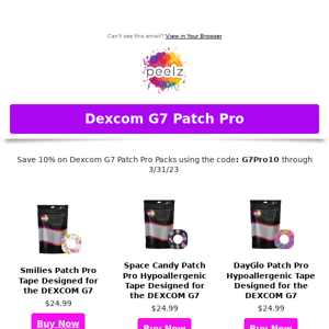 Peelz: Featured Dexcom G7 Product of the Week