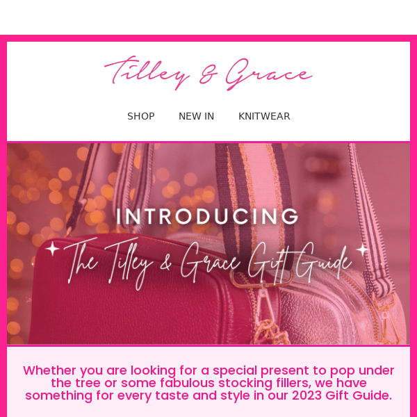 ✨Introducing The Tilley & Grace Gift Guide✨