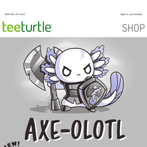 This axe-olotl warrior is battle-ready! ⚔️