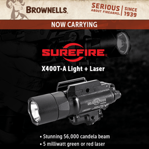 Check out the Surefire X400T-A Light + Laser
