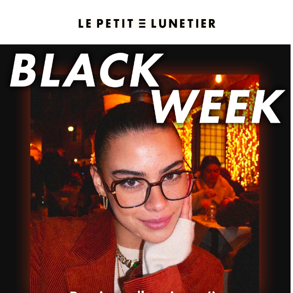 🖤 BLACK WEEK : Jusqu'à -50% ! 🖤