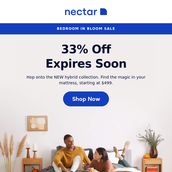 Ending Now: 33% off site-wide is expiring
