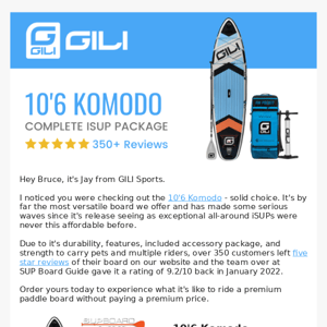 Thinking of getting a Komodo iSUP?