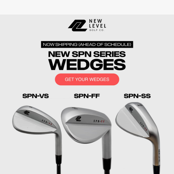 New Wedges Are Now Shipping (Ahead Of Schedule)