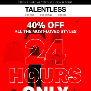 🔥40% OFF | PRIVATE SALE | 24 HOURS ONLY🔥