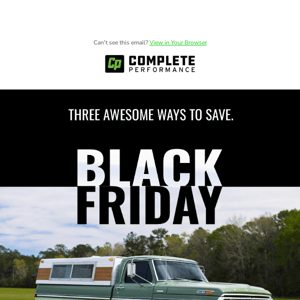It’s Here! Black Friday Savings Inside 📩