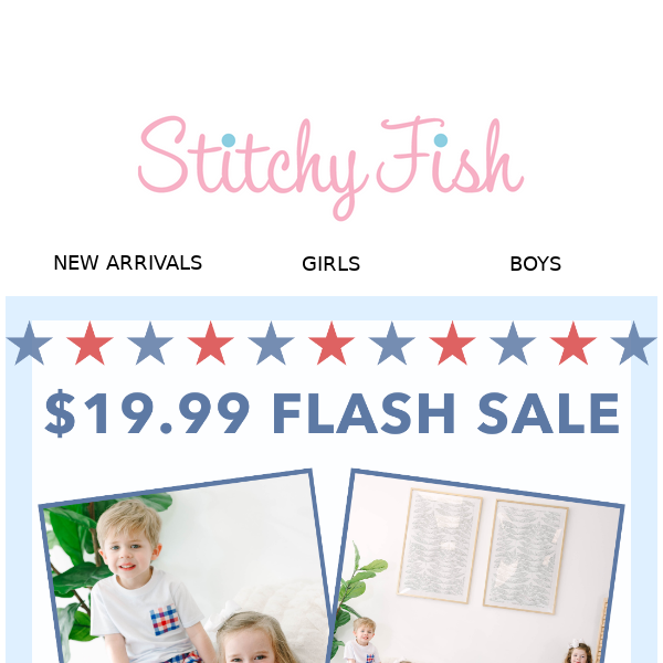 Patriotic Flash Sale! 🇺🇸 $19.99 Pre-Orders!