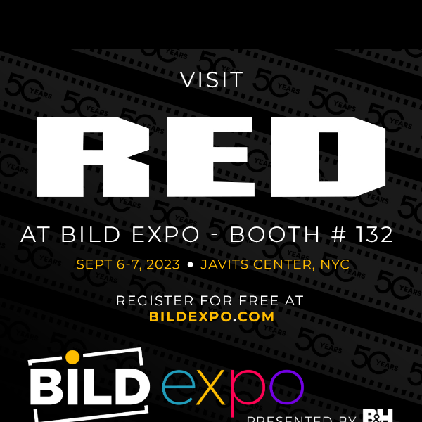 Visit RED and B&H Photo at Bild Expo