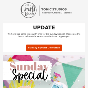 OOPS UPDATE - UP TO 65% OFF, Tonic Studios USA!