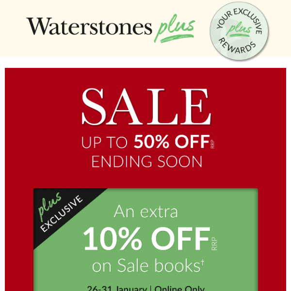 Final Days Of Sale | An Extra 10% Off Books