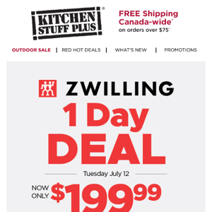 ONE DAY ONLY! Save 65% Off ZWILLING Joy Cookware Set