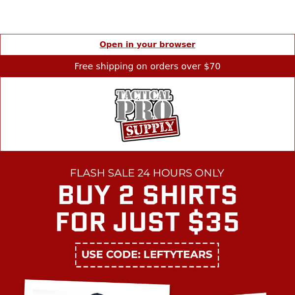 2 shirts for ONLY $35?!! 🤯