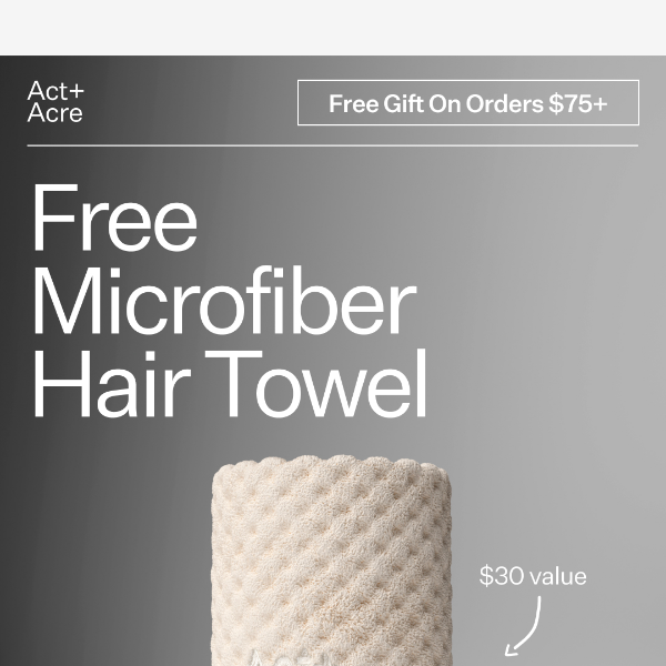 This Weekend: FREE Hair Towel
