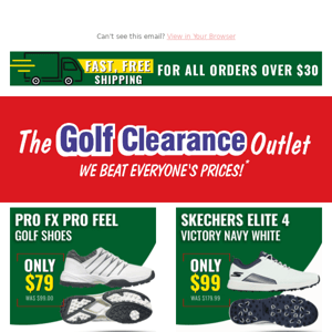 Need New Golf Shoes? Up To 45% OFF!