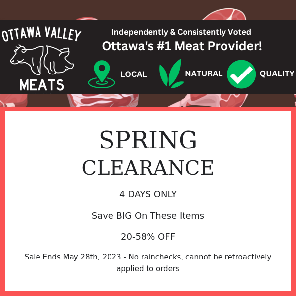 Spring Cleaning🧹Meat Clearance🥩