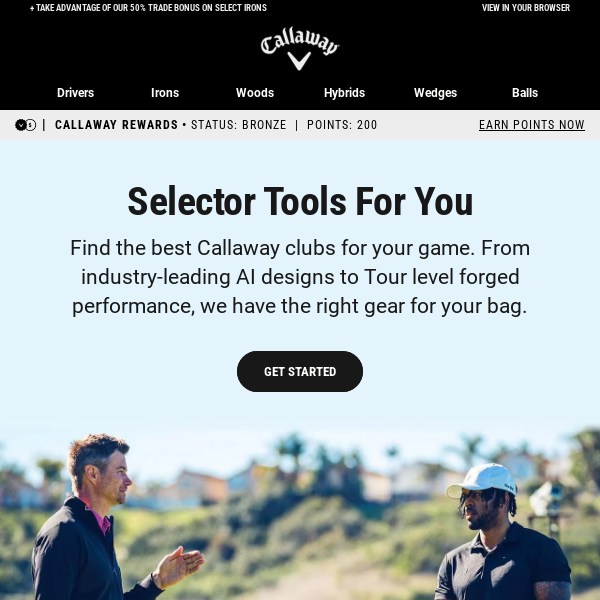 Try Our Selector Tools To Find The Right Callaway Clubs For You!