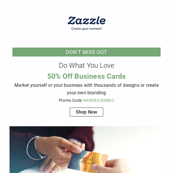 Invest in Yourself with 50% Off Business Cards!