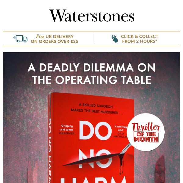 Our Thriller Of The Month For April