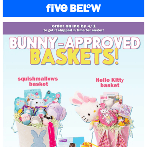 bunny-approved & kid-approved baskets! 🧺🐇