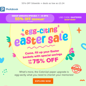 Sitewide Easter Weekend! 🥕