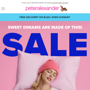 Sweet dreams are made of SALE up to 50% Off 1100+ styles!