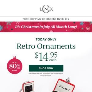 🎸📺80% Off Ornaments!📼🕹️