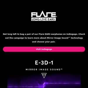 Flare Audio Isolate Aluminium - Purple w/ 3 Earfoam Pairs