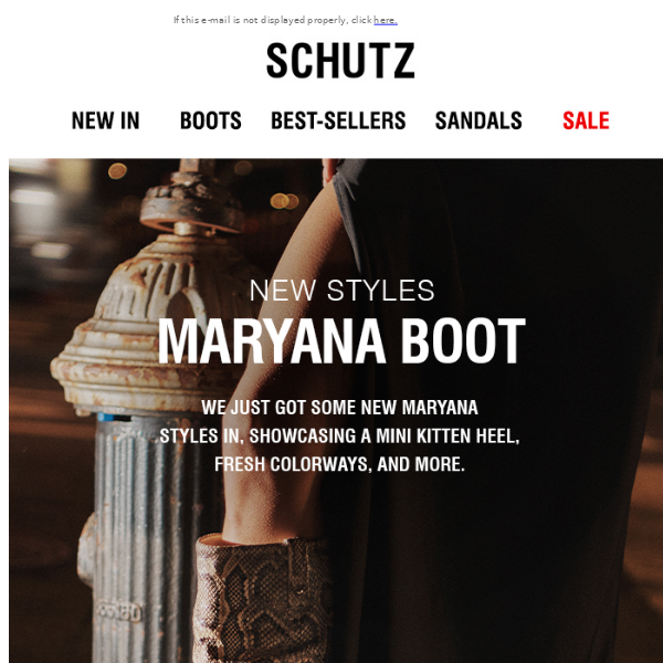 New Maryana Boot Styles!