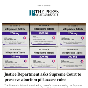 Justice Department asks Supreme Court to preserve abortion pill access rules