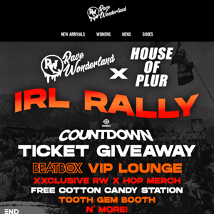 THIS SUNDAY 📣 RW X HOUSE OF PLUR IRL RALLY FROM 7-9PM