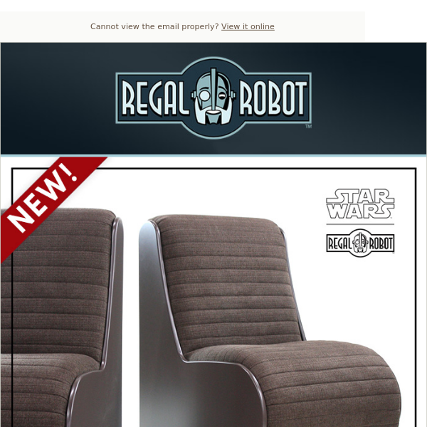 Custom Cantina Furniture and Decor – Regal Robot