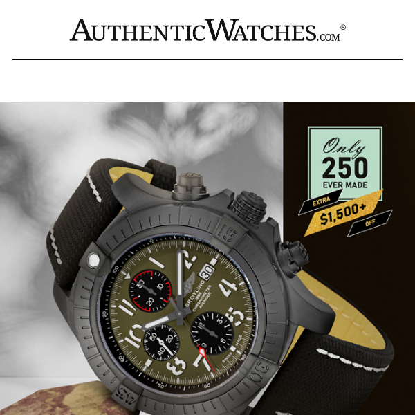 EXTRA $1,500+ OFF ~ New BREITLING Super Avenger Chronograph 48 Limited Edition Men's Sport Watch