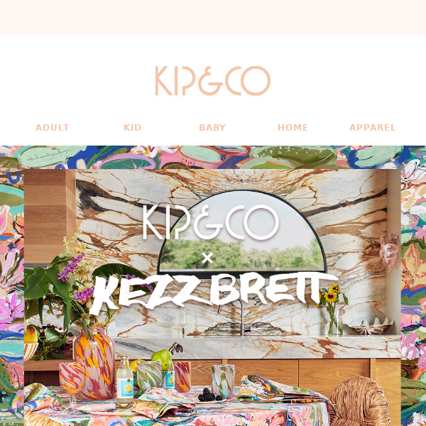 NEW collaboration Kip&Co x Kezz Brett 🌸