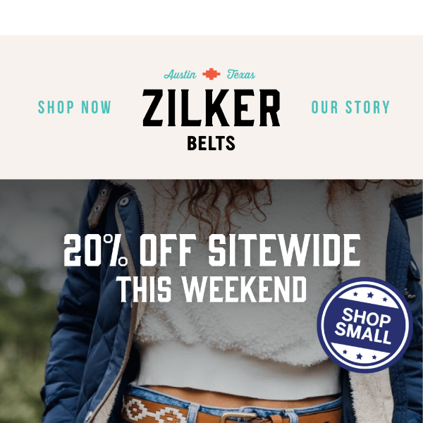 Newsletter Take 20% Off Your Entire Purchase