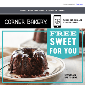 Corner Bakery Cafe, A Sweet Deal Just For You!