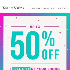 Just For You: FREE Gift of your choice + up to 50% Off
