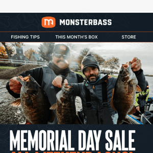 Memorial Day Sale - All Weekend Long!